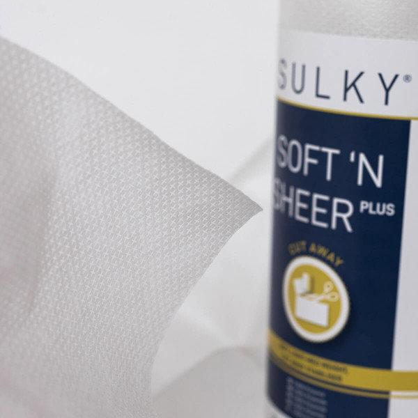 SULKY SOFT´N SHEER PLUS weiß, 50cm x 5m